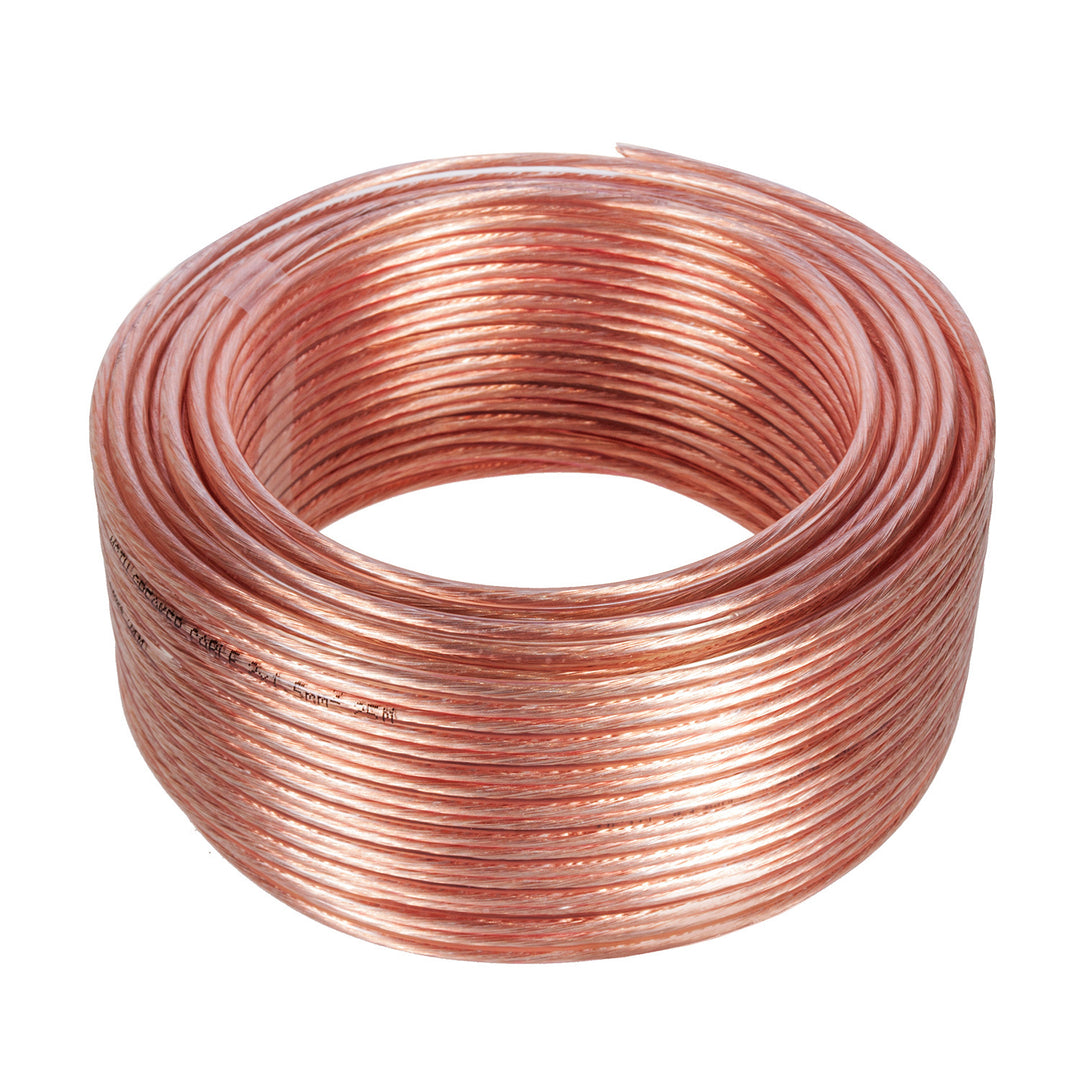 Maclean MCTV-511 hangszóró kábel 2 * 1.5mm2 / 48 * 0.20CCA 3,5 * 7.0mm CLEAR PVC 50m