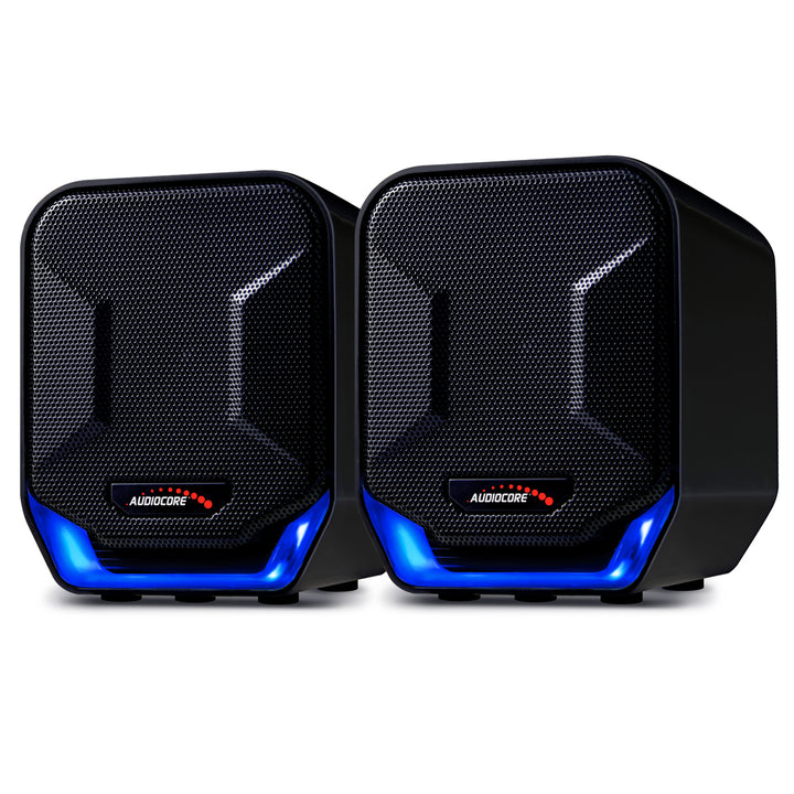 6W-os USB hangszórók kék és fekete Audiocore AC865 B