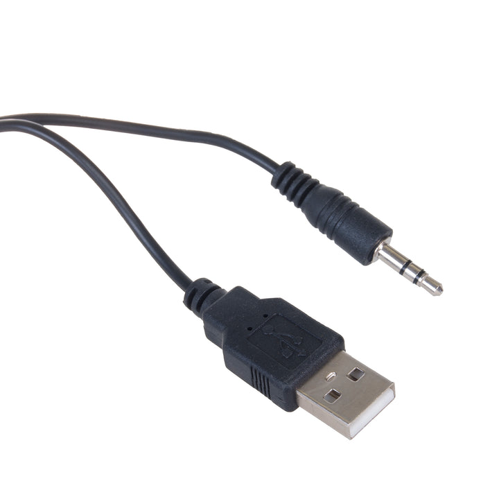 Számítógépes hangszórók 6W USB minijack Fekete Audiocore AC835 LED