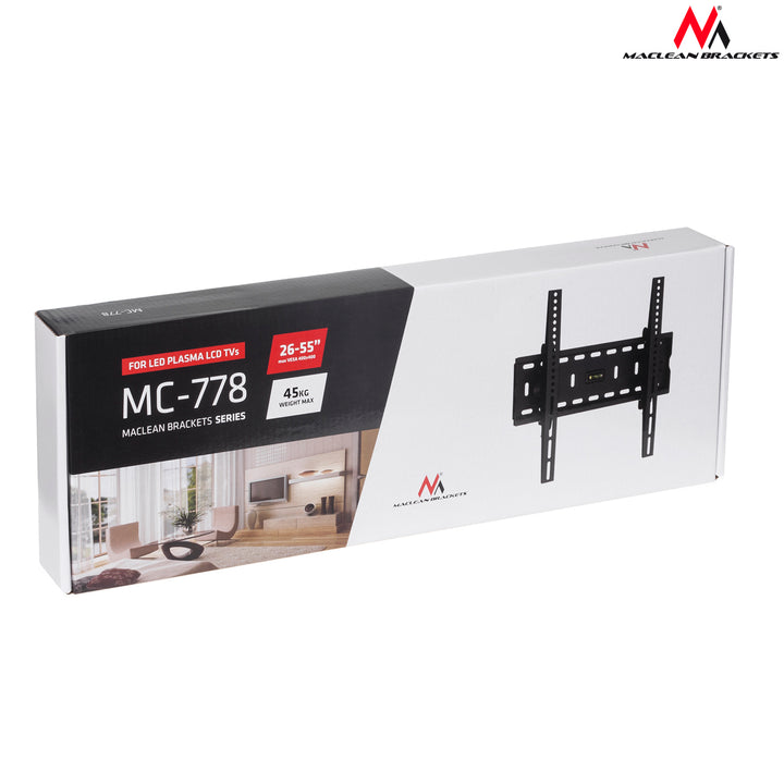 TV állvány 26-55 "Malcean MC-778 45 kg-ig fekete színben