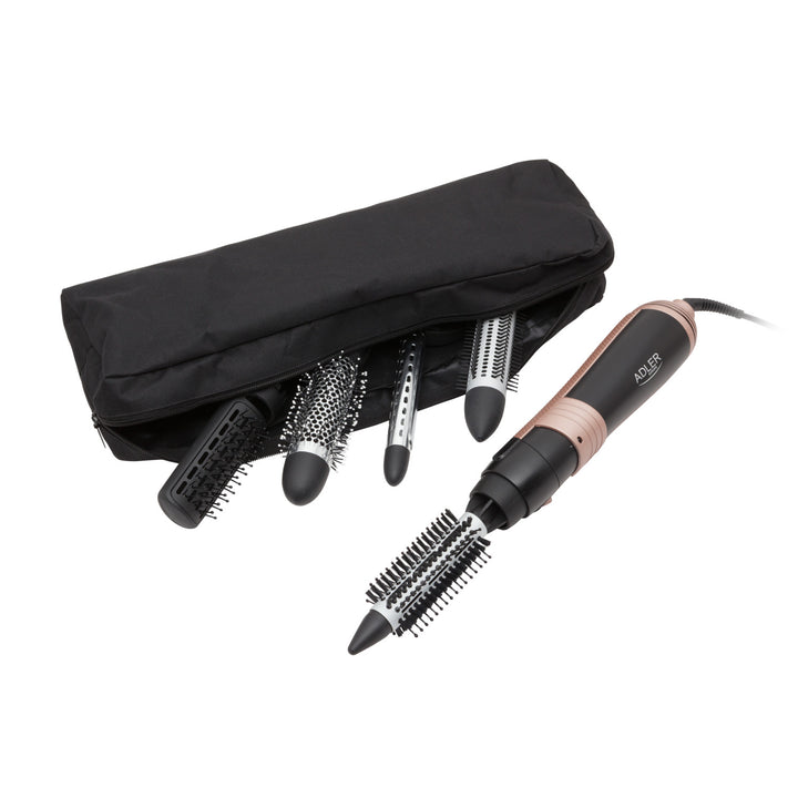 Adler hajsütővas, multifunkciós, 6 tartozék, 2 hőmérséklet-beállítás, 1000W, AD 2022