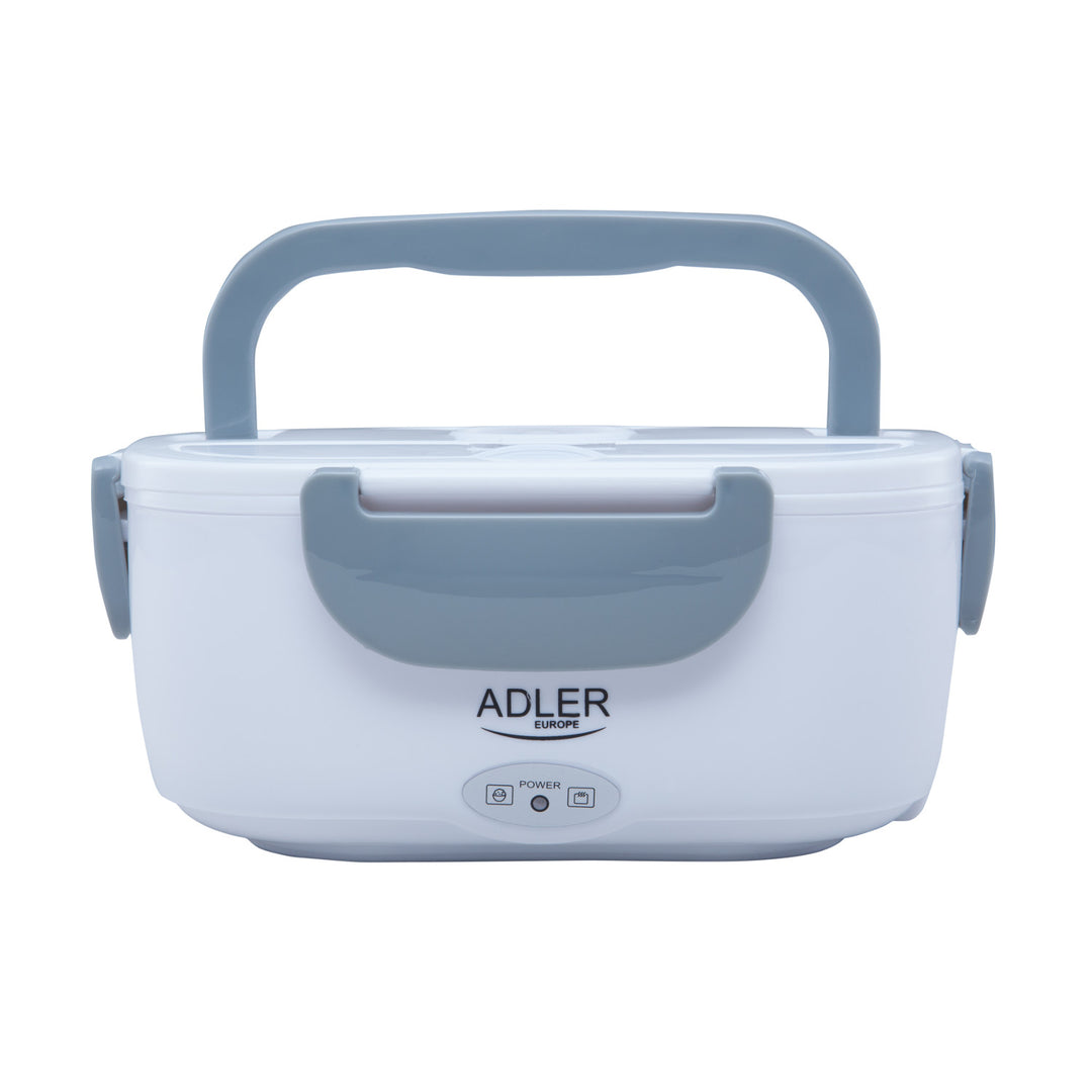 LUNCHBOX fűtött elektromos ADLER LUNCH BOX élelmiszer tálca szürke termosz konténer - az egyszerű és gyors élelmiszer-melegítéshez