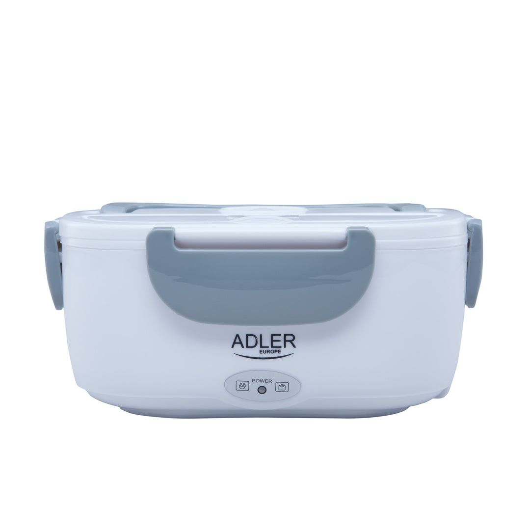 LUNCHBOX fűtött elektromos ADLER LUNCH BOX élelmiszer tálca szürke termosz konténer - az egyszerű és gyors élelmiszer-melegítéshez
