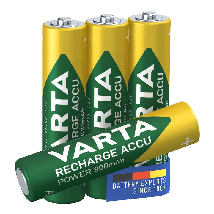 4x akkumulátorsapka Varta Ready2use R03 AAA 800mAh NiMH
