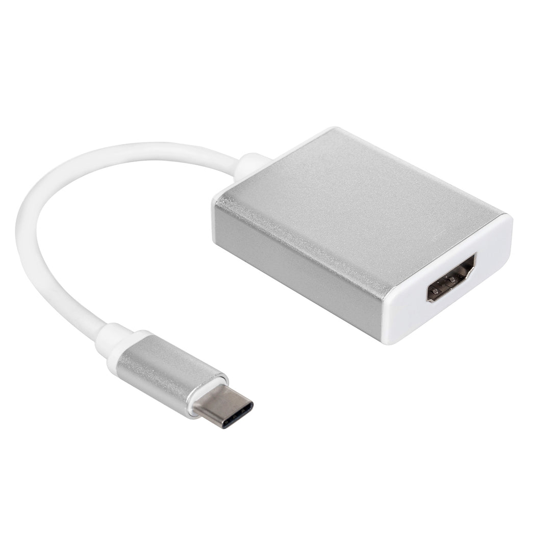 USB-C - HDMI 4K adapter 1080p 60Hz fém ház MCTV-841