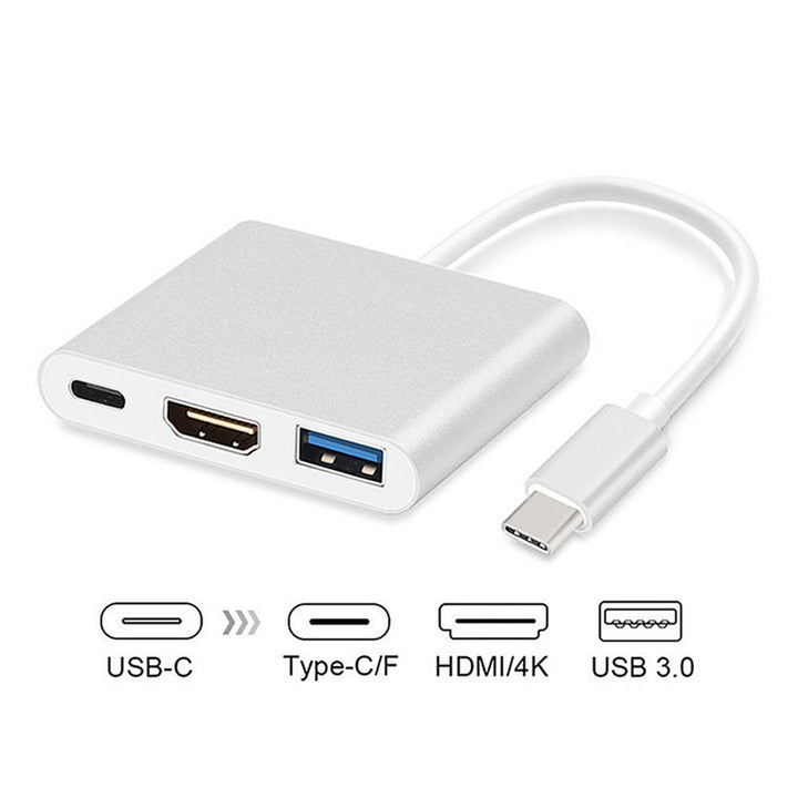 USB-C adapter - Maclean MCTV-840 HDMI / USB 3.0 / USB-C adapter