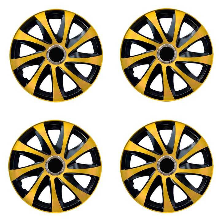 Univerzális keréktárcsák 15" NRM DRIFT Extra arany/fekete 4 db