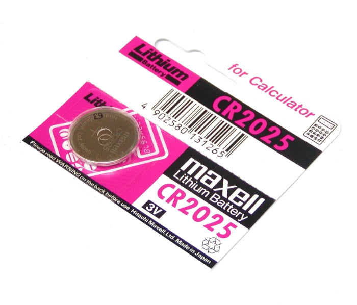 5x lítium akkumulátor Maxell CR2025 DL2025 E-CR2025 SB-T14 280-205