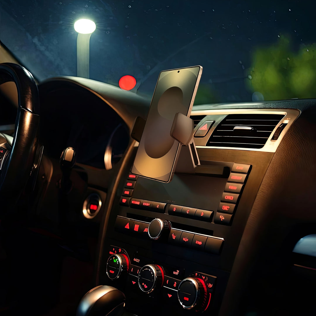 Univerzális tartó a mobiltelefonokhoz, és könnyen telepíthető a CD-nyílásba szinte minden autóban