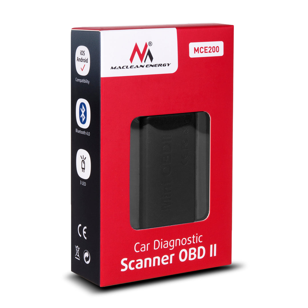 Maclean Energy MCE200 interfész Bluetooth 4.0 OBD II Android IOS