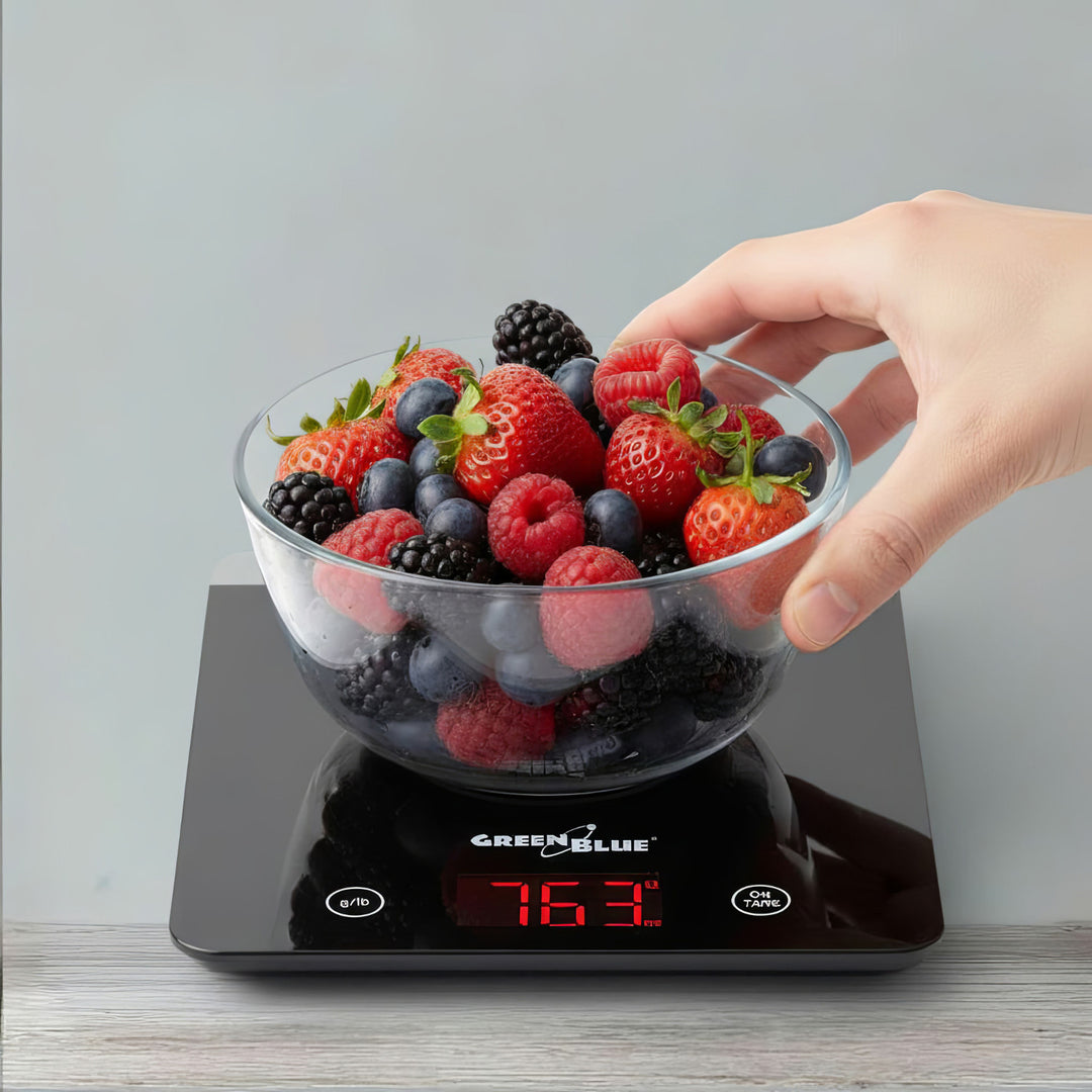Digitális konyhai konyha GB171 mérlegek fekete
