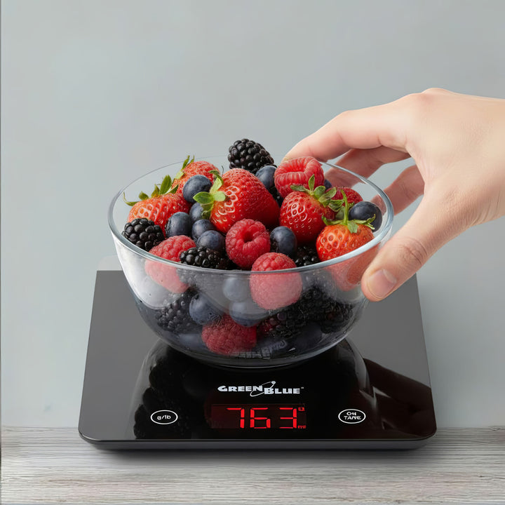 Digitális konyhai konyha GB171 mérlegek fekete