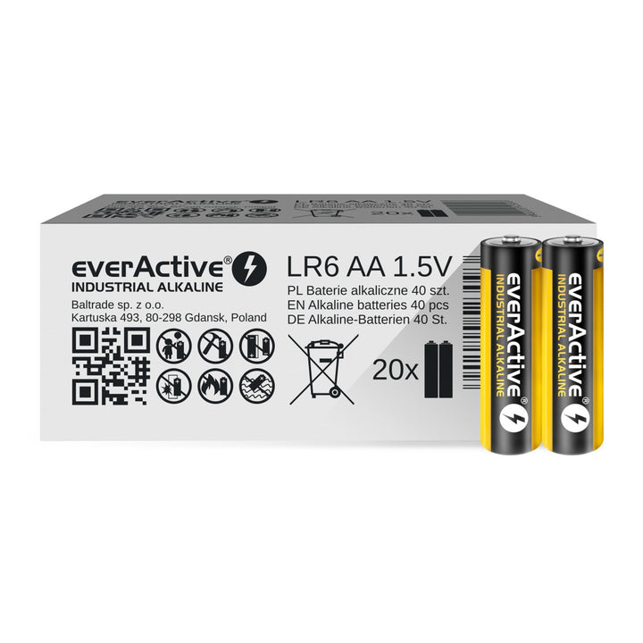 everActive Industrial - a második, megbízhatóbb alkalikus elemek generálása