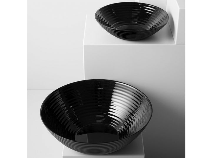 Kerek Desszert Tál / Saláta Tál 27cm Luminarc Harena fekete