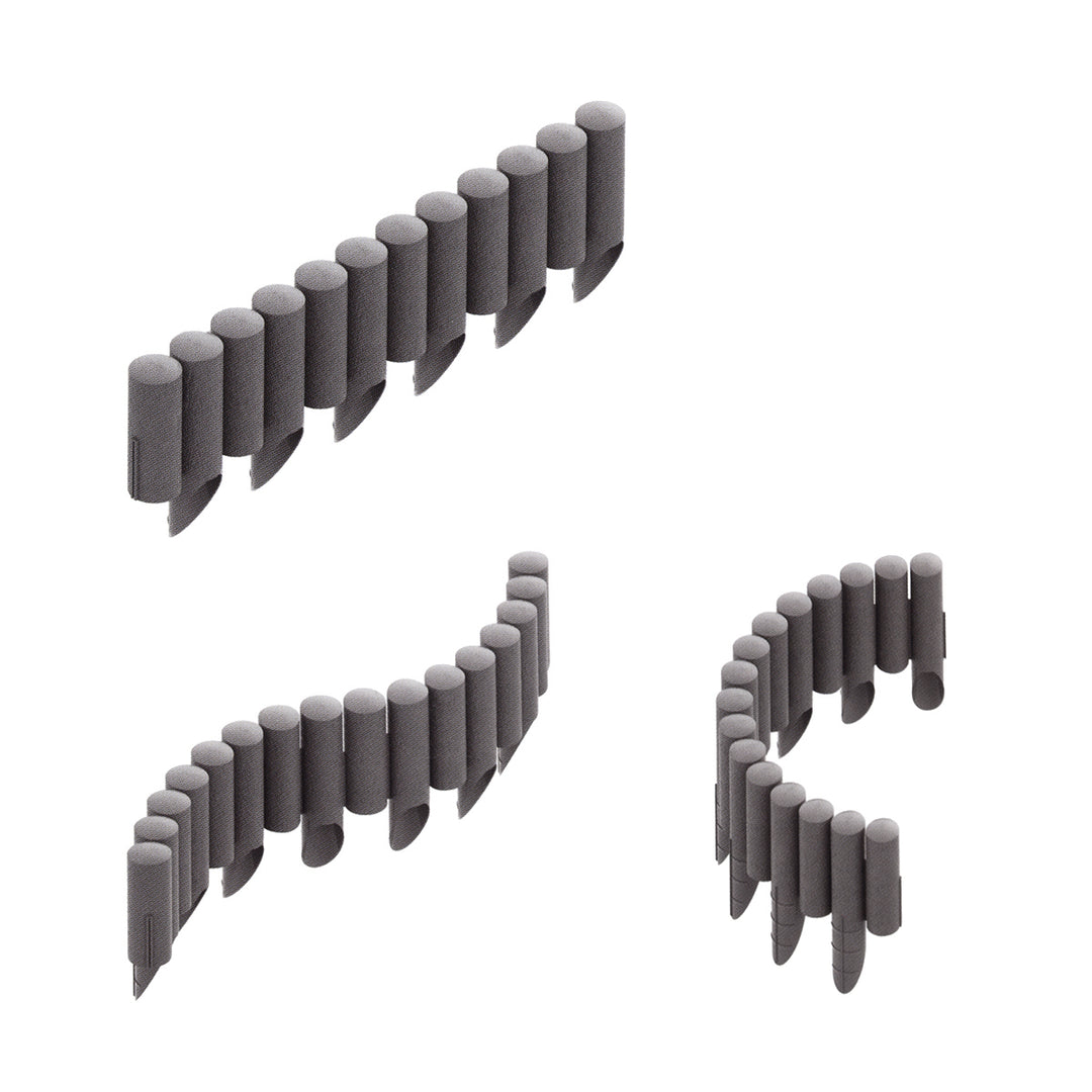 Cellfast Garden Lawn Edge Border Palisade Fából készült műanyag