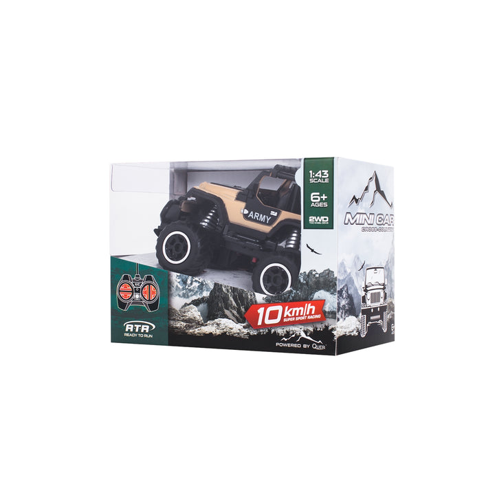 Mini távvezérelt autó ARMY a QUER ZAB0111 készülékkel