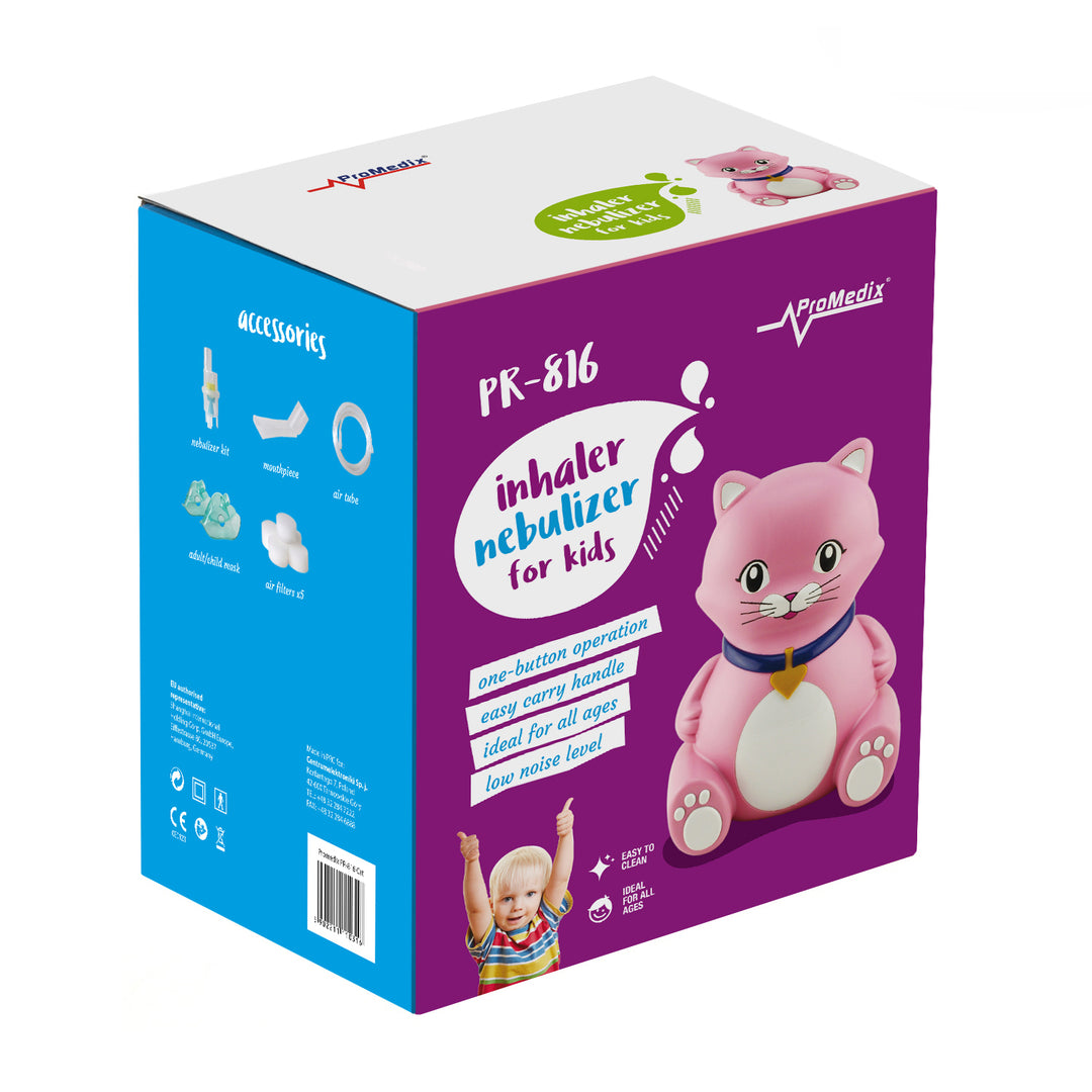 GYERMEKEK NEM BUMPER INHALÁTOR macska Promedix készlet PR-816 cat