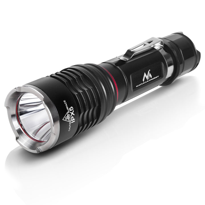 Cree 800 lumenes LED-es zseblámpa Maclean Energy MCE220 + töltő + kerékpártartó