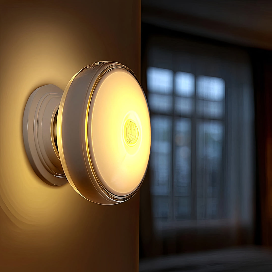 Lámpa 11 LED-es mozgásérzékelő lámpa elemes mágnessel