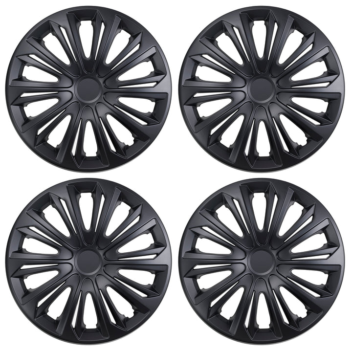 4 kerékhüvelykészlet 14 "STRONG matt matt fekete