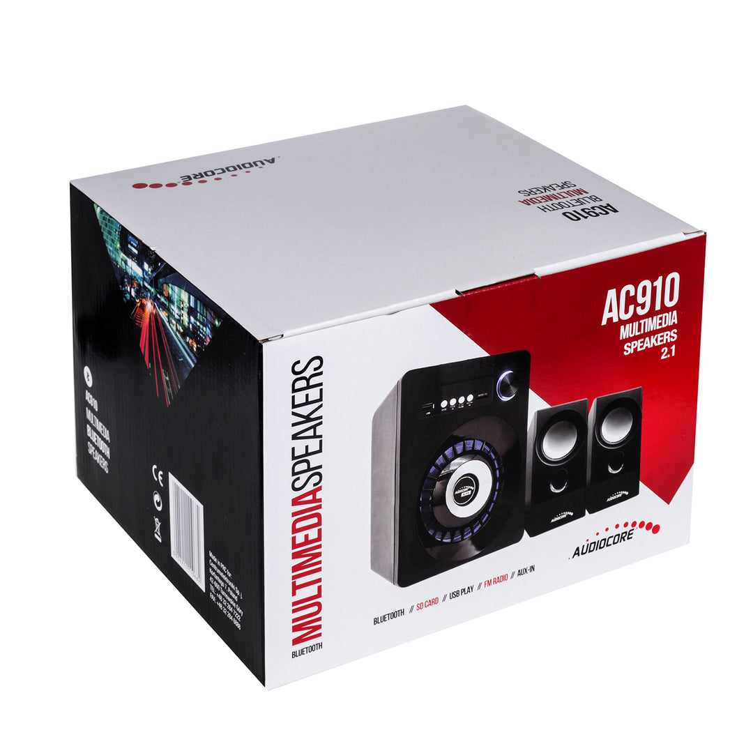Bluetooth 2.1 hangszórókészlet Audiocore AC910 FM rádió, TF kártya bemenet, AUX, USB tápegység