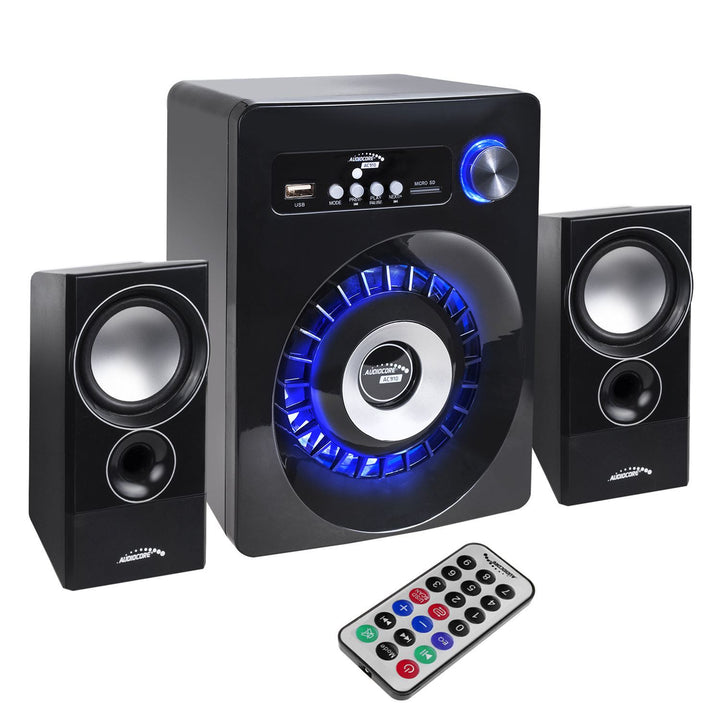 Bluetooth 2.1 hangszórókészlet Audiocore AC910 FM rádió, TF kártya bemenet, AUX, USB tápegység