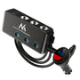 Autószivargyújtó aljzat elosztó, feszültségmérő, 3 szivargyújtó aljzat, 1xQuick Charge 3.0, 3xUSB 6,8A, 1x Power Delivery 18W, Maclean MCE218, Max 120W