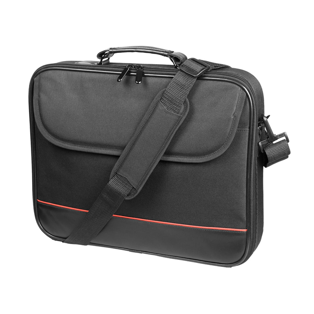 17 hüvelykes Tracer laptop táska, külső tépőzáras zseb, kétirányú cipzár, egyenes