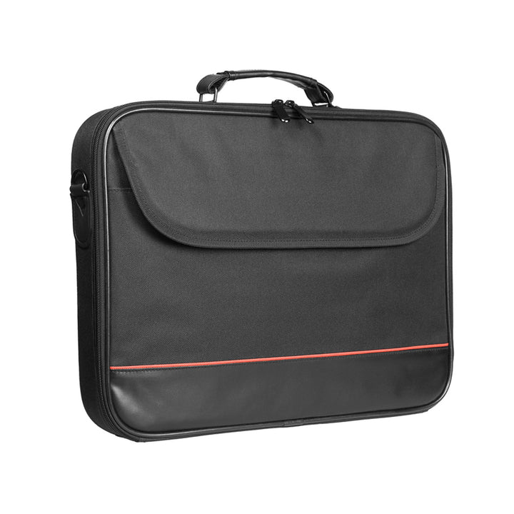 17 hüvelykes Tracer laptop táska, külső tépőzáras zseb, kétirányú cipzár, egyenes