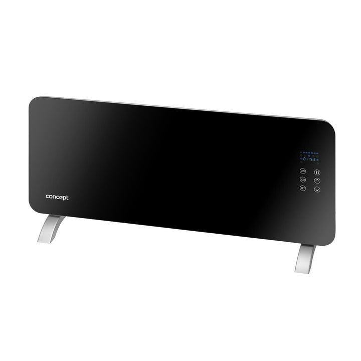 Elektromos konvektor edzett üveg Concept KS4010 fekete