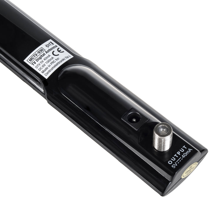 Beltéri TV antenna HDTV DVB-T2 HEVC LTE DAB FM 100dBμV erősítő Digitális TV