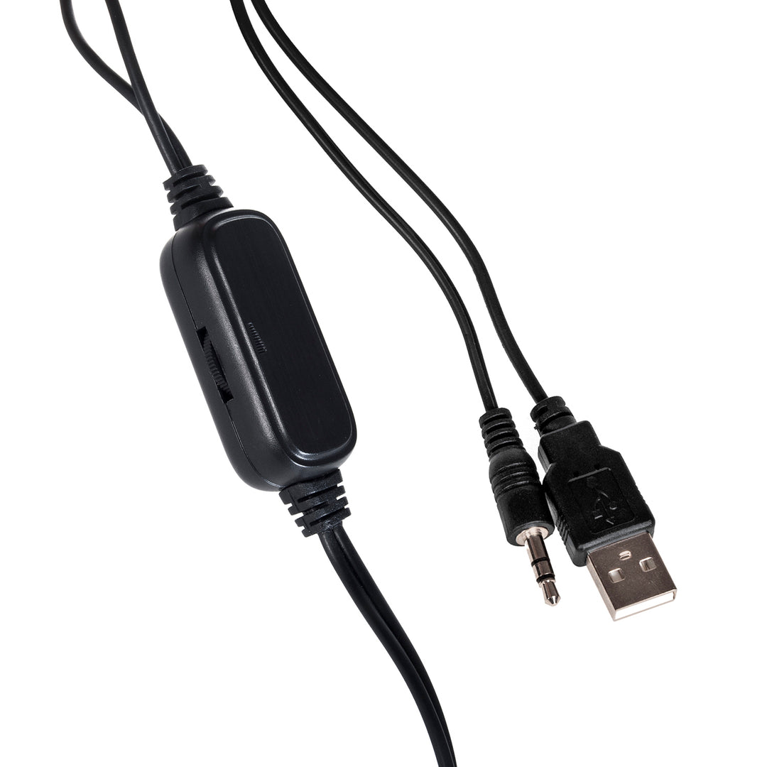 Számítógépes hangszórók 6W USB Fekete/Vörös Audiocore AC855 R