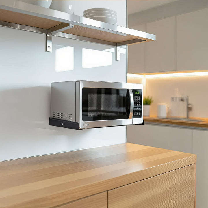 Mikrohullámú sütő tartó Maclean MC-807 fekete 35 kg-ig