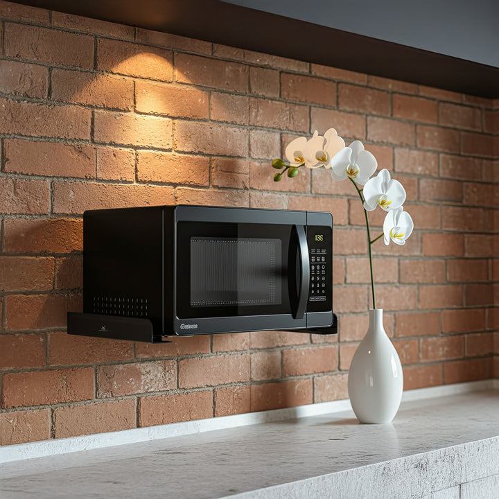 Mikrohullámú sütő tartó Maclean MC-807 fekete 35 kg-ig