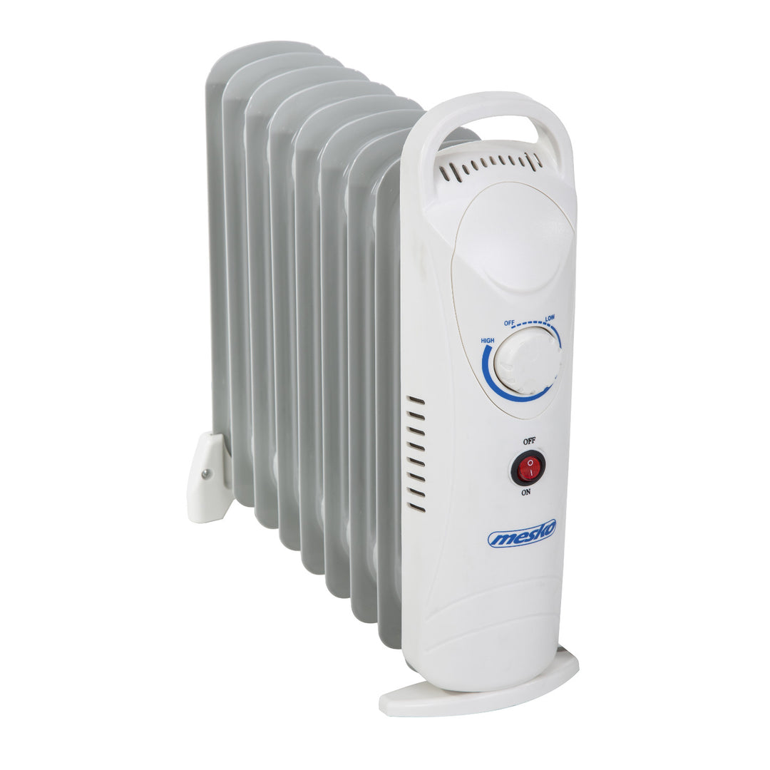 Mesko olajmelegítő, 9 lamellás, 1000W, hőmérséklet-szabályozás, szürke, MS 7805