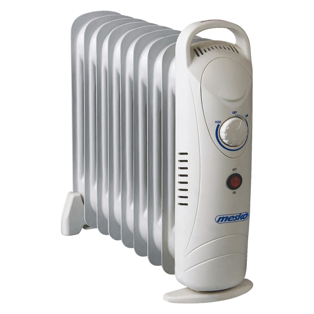 Mesko olajmelegítő, 9 lamellás, 1000W, hőmérséklet-szabályozás, szürke, MS 7805