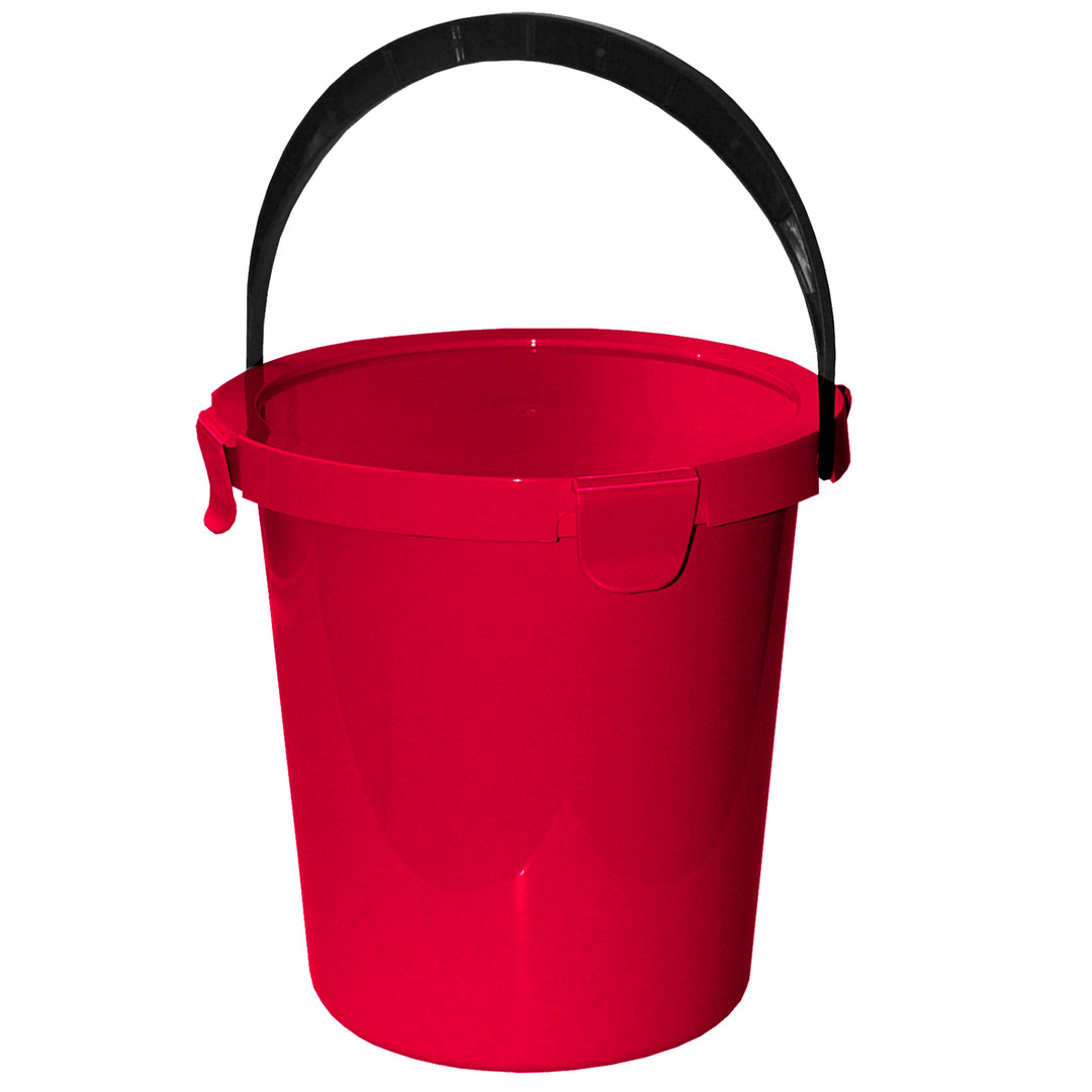 Plast Team Berry 5L vödör fedéllel és fogantyúval piros színben