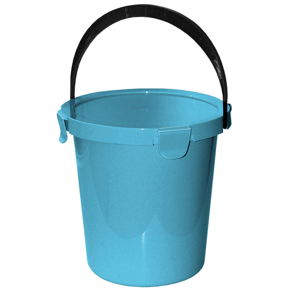 Plast Team Berry 5L vödör fedéllel világoskék színben