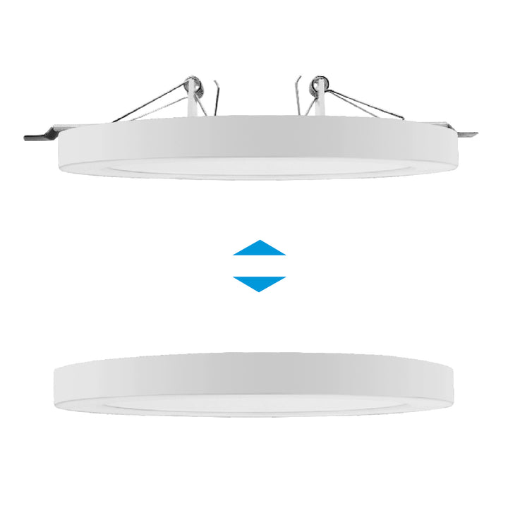 LED plafond panel 7in1 süllyesztett ultra vékony 30W 3 szín (WW, NW, CW) Led4U LD142 mikrohullámú beépített tápegység