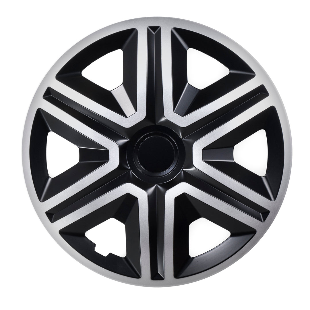 Univerzális keréktárcsák 14" NRM ACTION Doublecolor ezüst/fekete 4 db