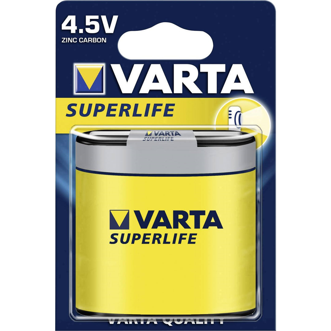 3R12 4.5V lapos akkumulátor (buborékcsomagolás) Varta Superlife