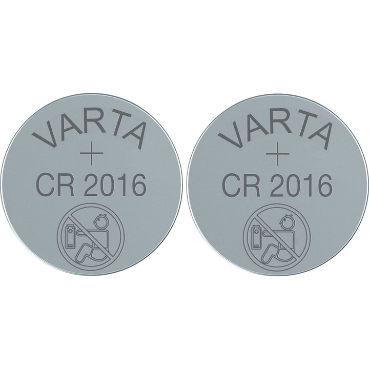 2x Varta lítium gombelem CR2016 CR 2016, kiváló minőségű