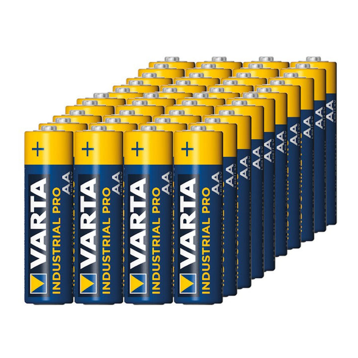 40x Varta Industrial LR6/AA alkáli elemek fólia