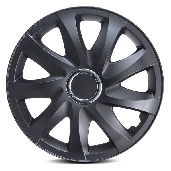 NRM DRIFT 15" univerzális keréktárcsák fekete matt 4 db