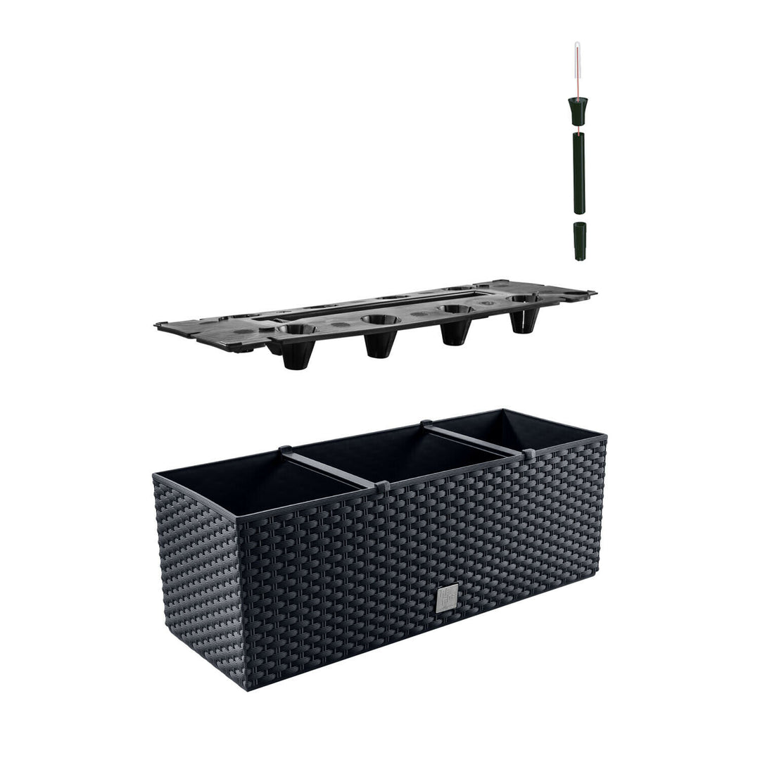 Prosperplast rattan virágcserép Rato Case DRTC500 S433 antracit