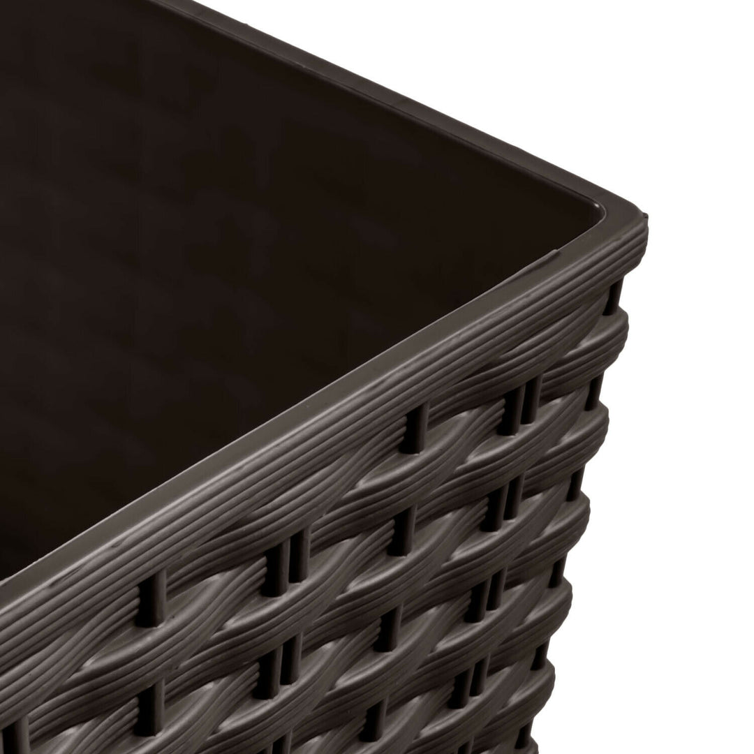 Prosperplast rattan virágcserép Rato Case DRTC500 440U umbra