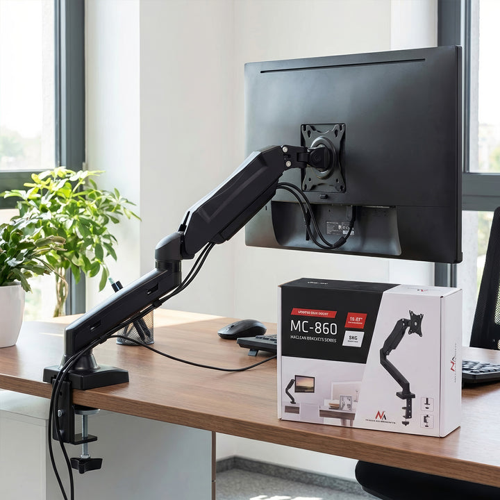Monitortartó fekete Maclean MC-860 13"-27" 8kg