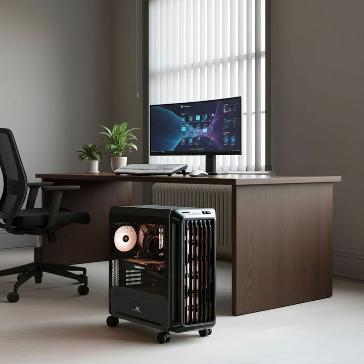 Kerekes CPU számítógép-tartó kocsi MC-851 10kg max.