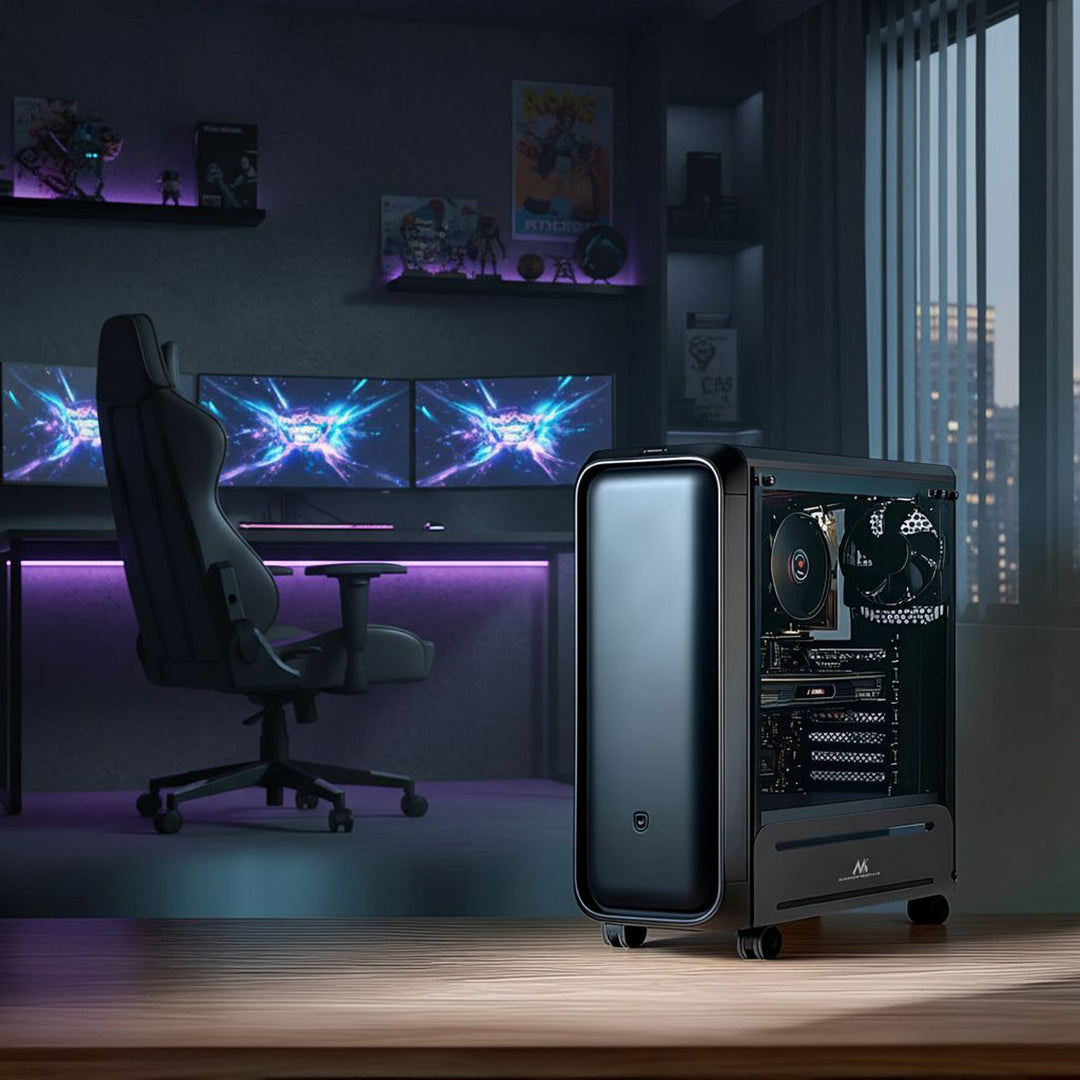 Kerekes CPU számítógép-tartó kocsi MC-851 10kg max.