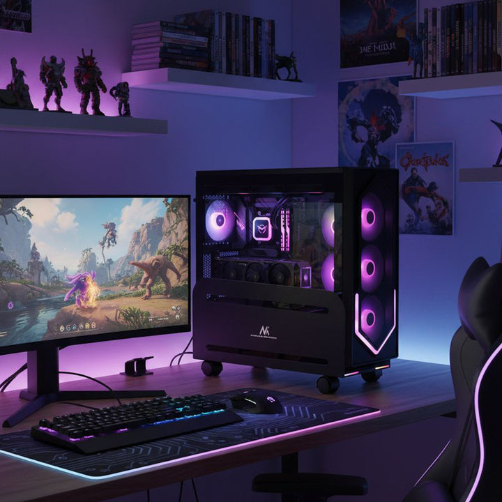 Kerekes CPU számítógép-tartó kocsi MC-851 10kg max.